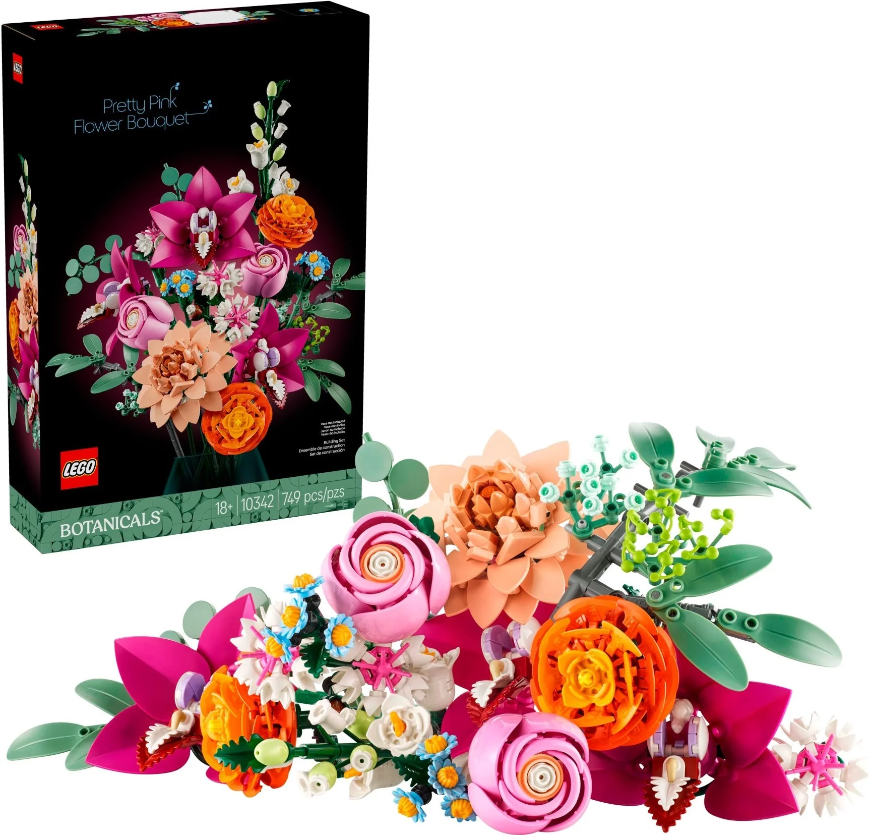 Schöner Rosafarbener Blumenstrauß - Thumbnail 11