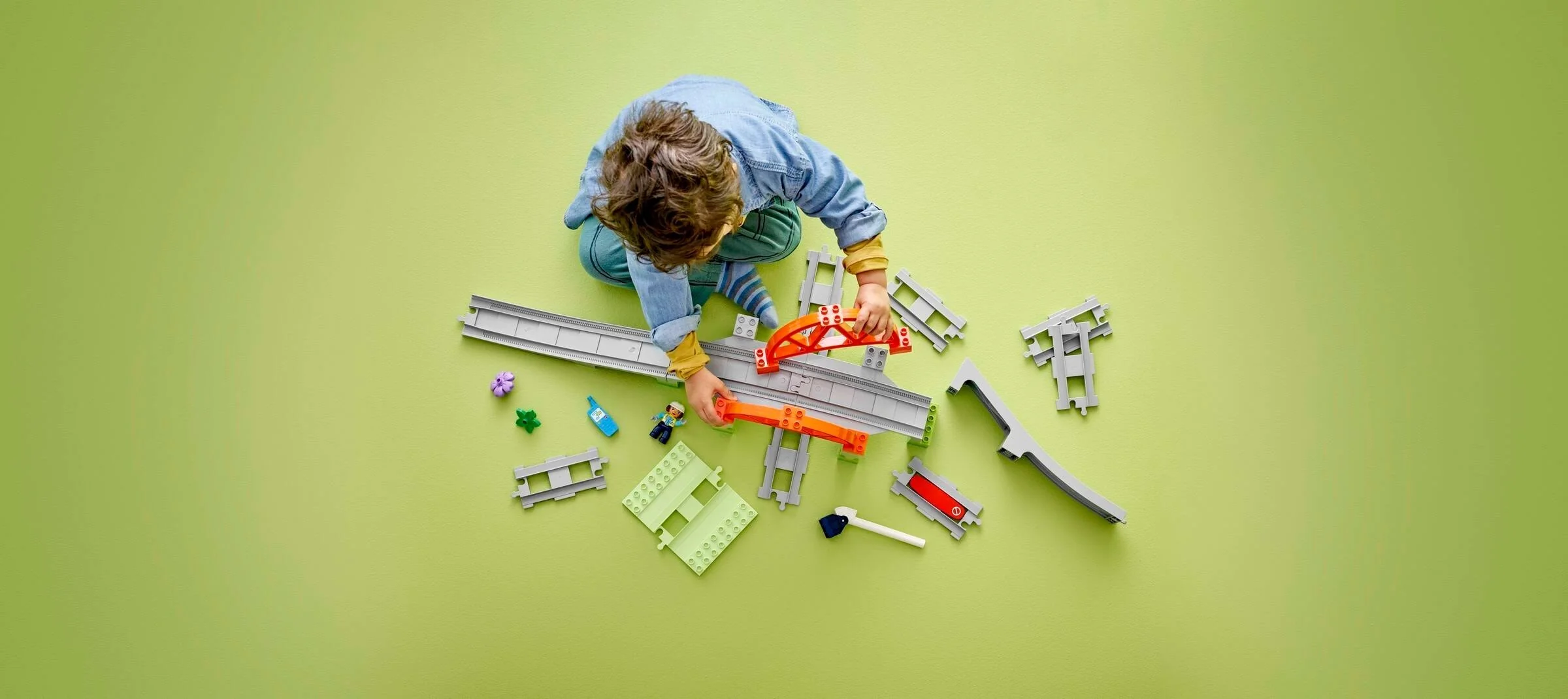 Eisenbahnbrücke und Schienen – Erweiterungsset - Thumbnail 4