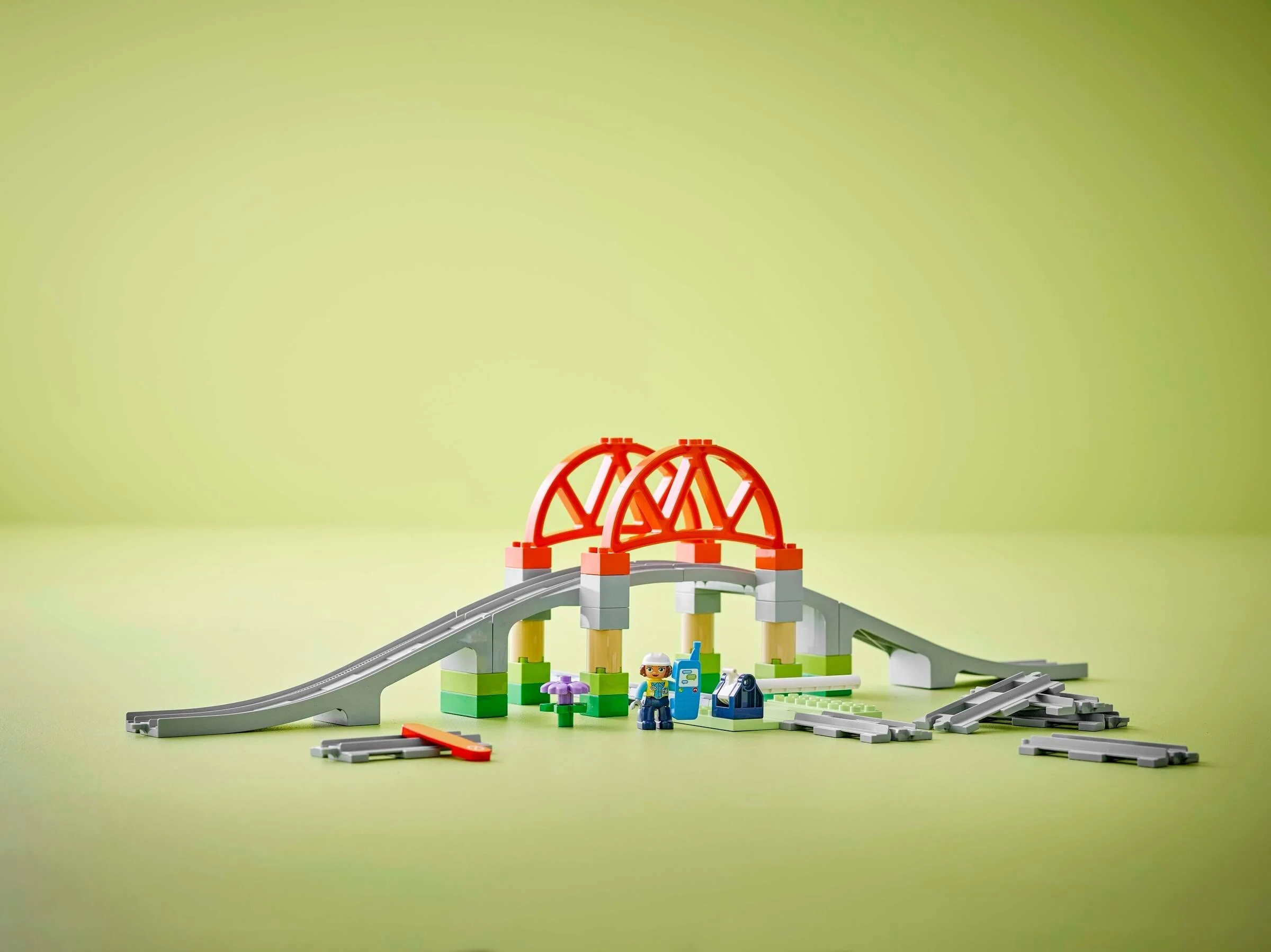 Eisenbahnbrücke und Schienen – Erweiterungsset - Thumbnail 8