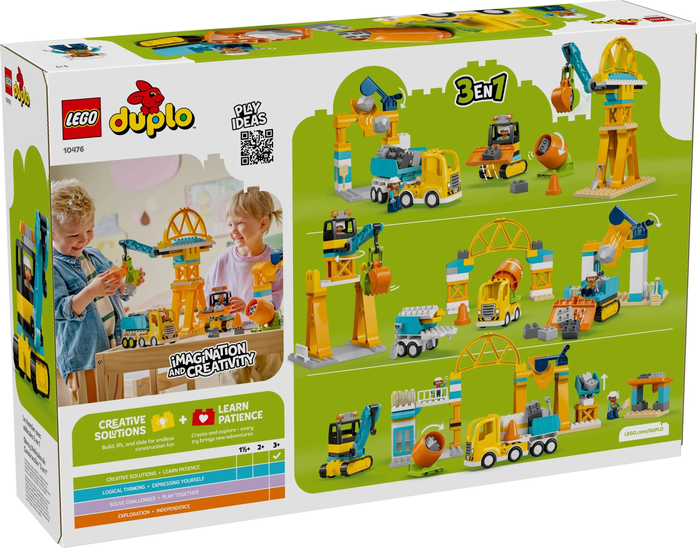 Baustelle mit Baufahrzeugen – 3-in-1-Set - Thumbnail 8