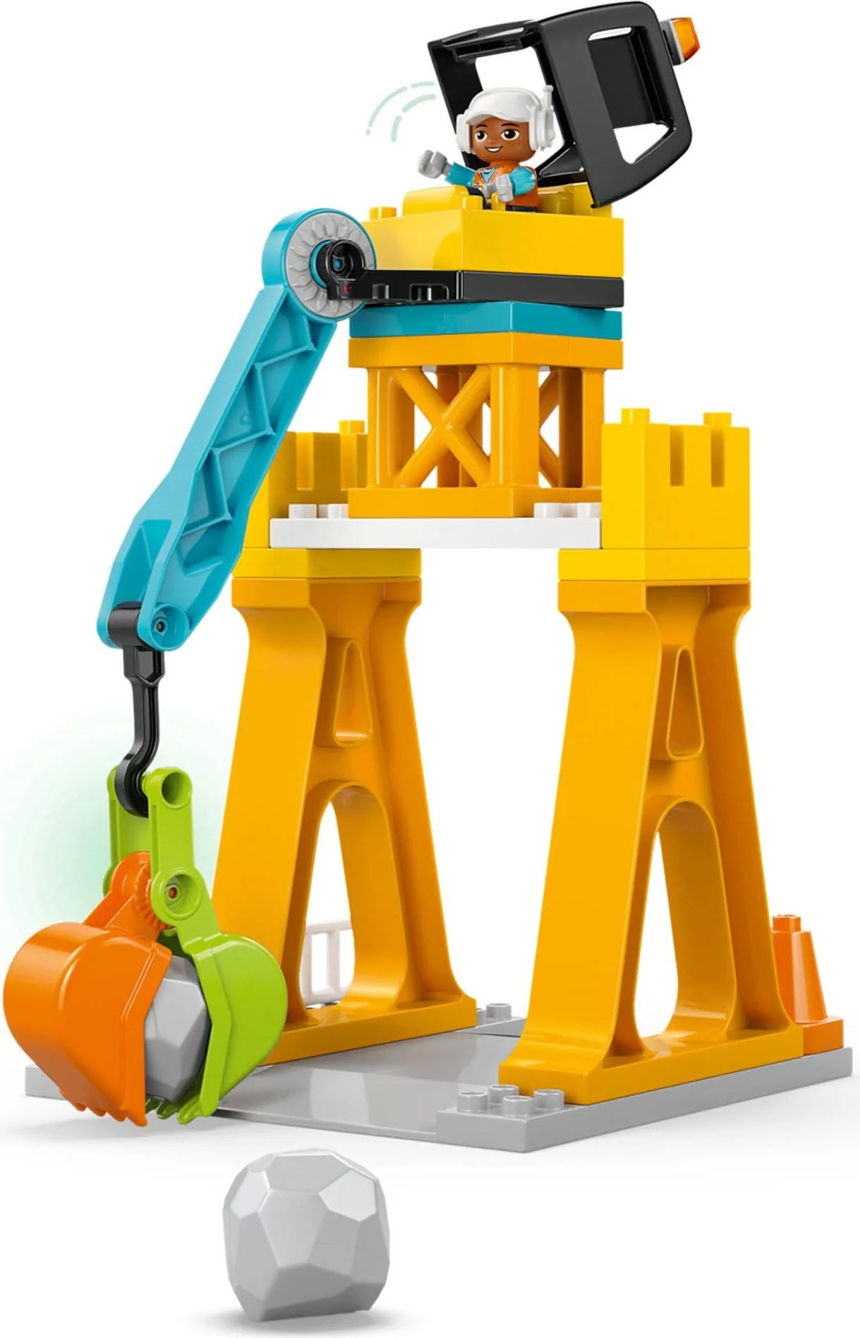 Baustelle mit Baufahrzeugen – 3-in-1-Set - Thumbnail 12