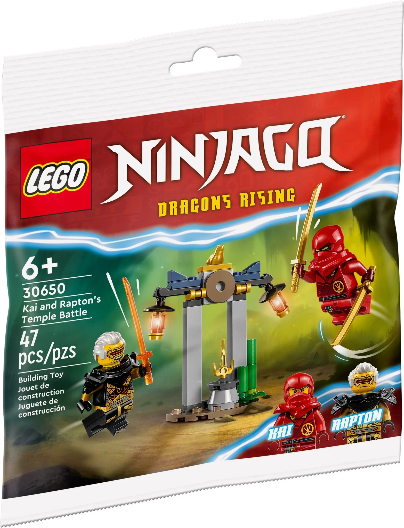 Kais und Raptons Duell im Tempel & Turnier-Trainingsgelände 30650 | NINJAGO® | Offizieller LEGO® Shop DE - Bild 1
