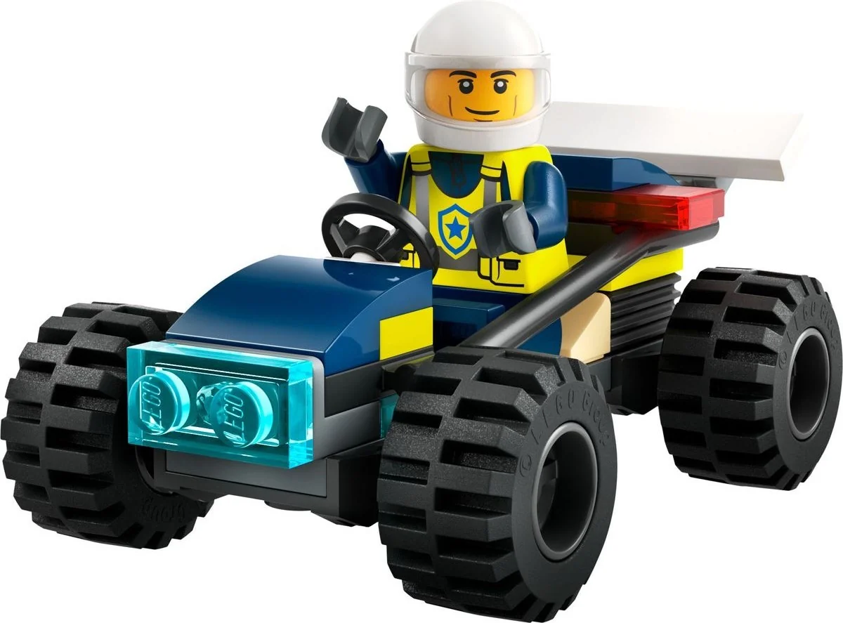 Police Off Road Buggy Car Iconic Red Plane - Thumbnail 3