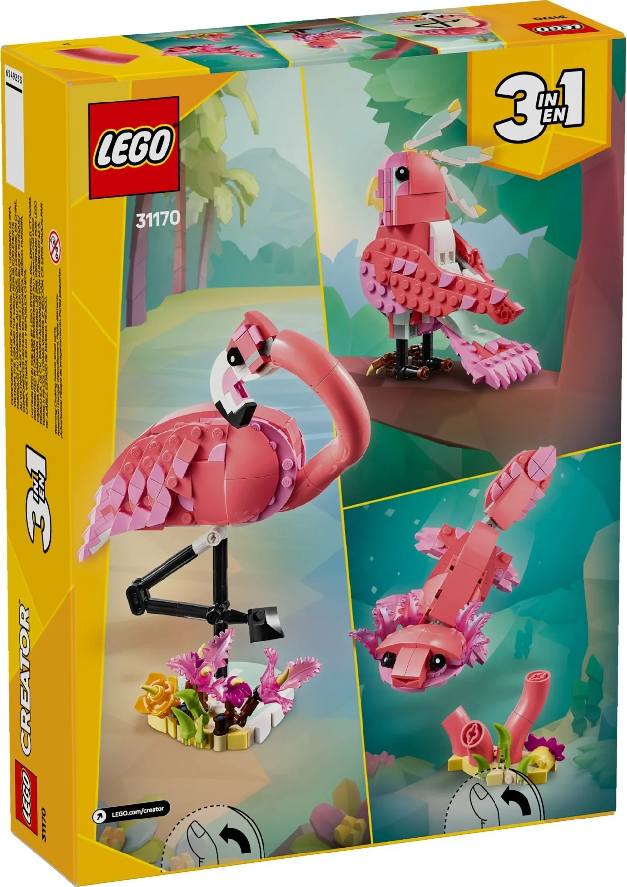 Wilde Tiere: Rosa Flamingo - Thumbnail 8