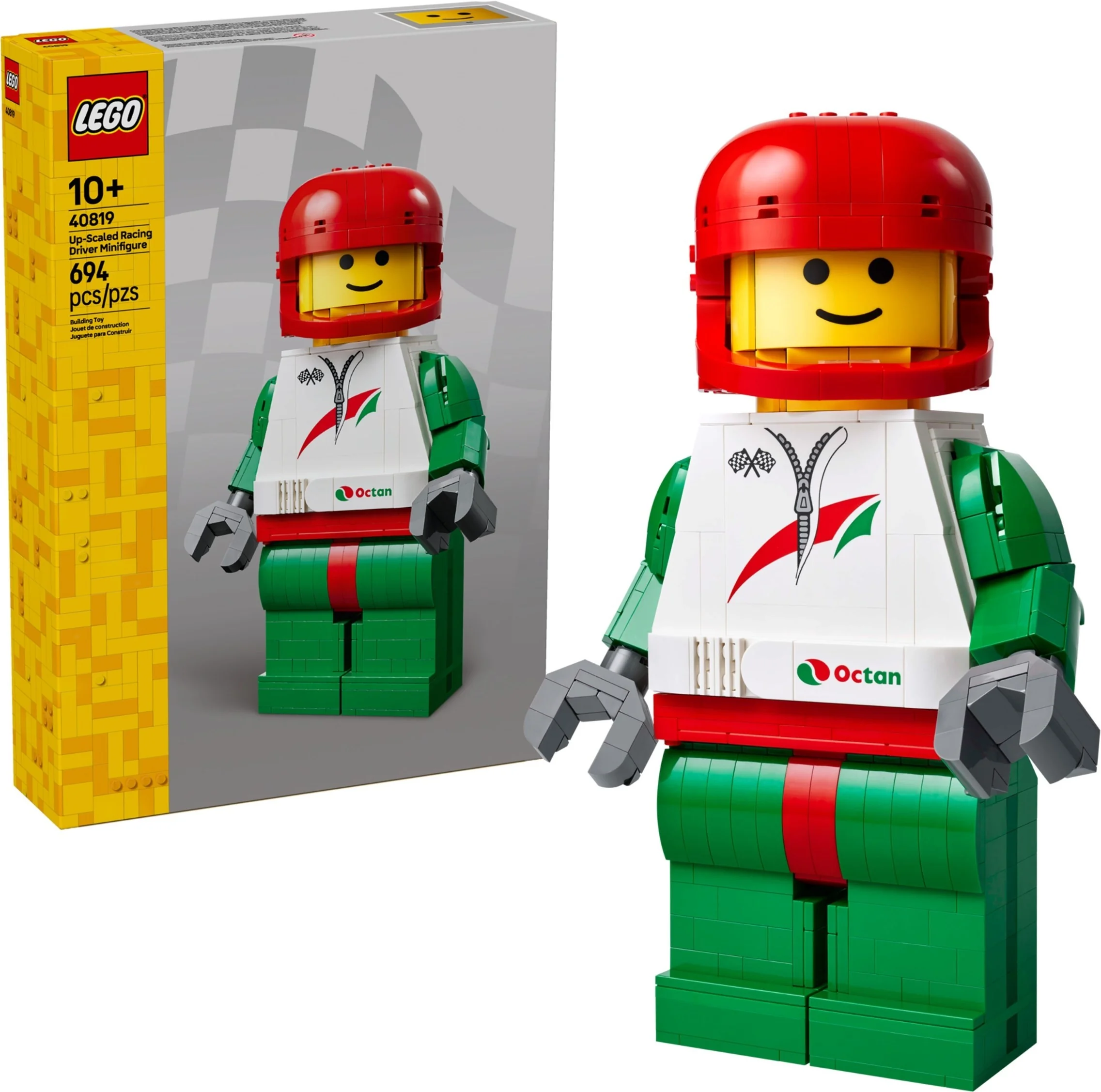Große Rennfahrer-Minifigur - Thumbnail 2