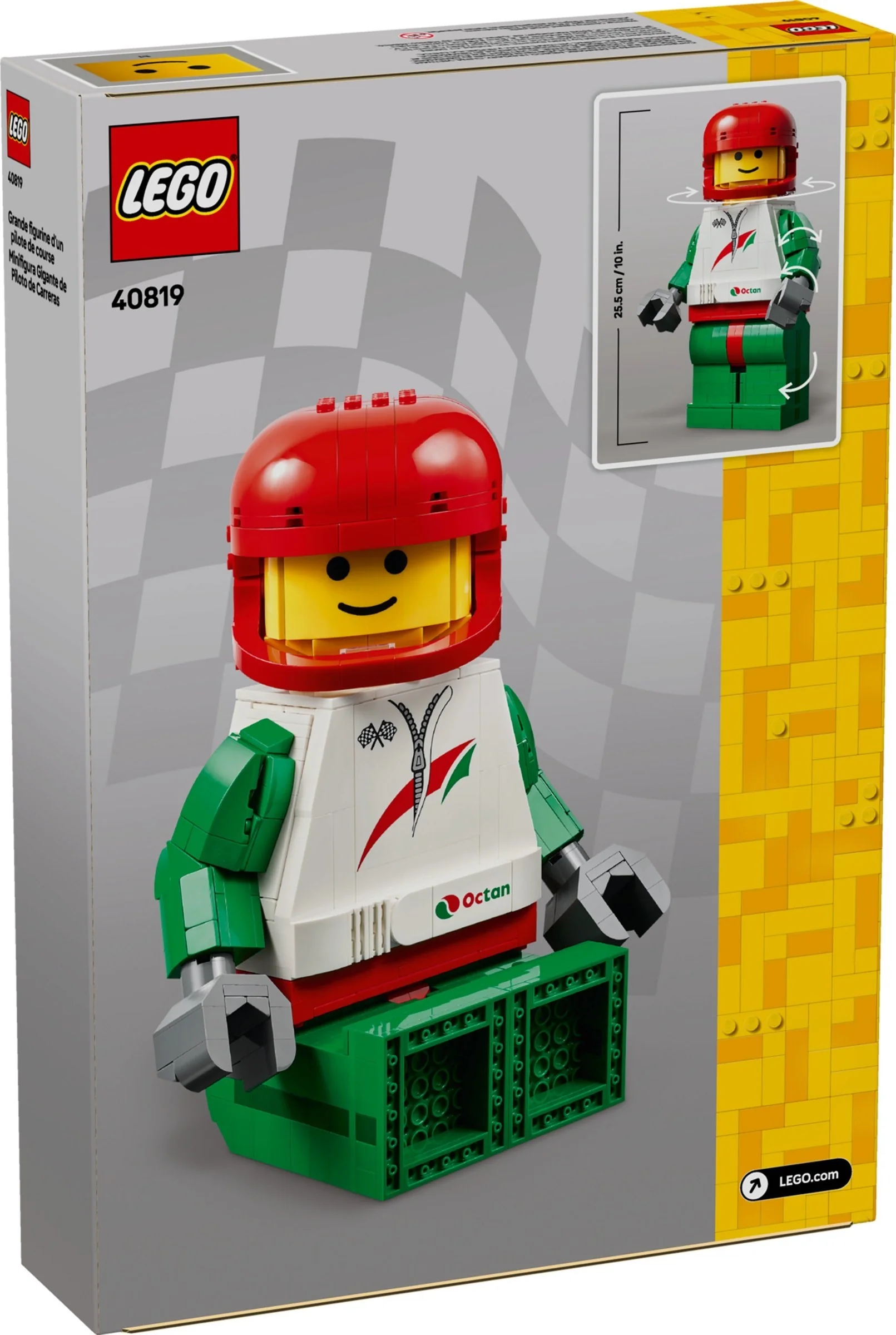Große Rennfahrer-Minifigur - Thumbnail 4
