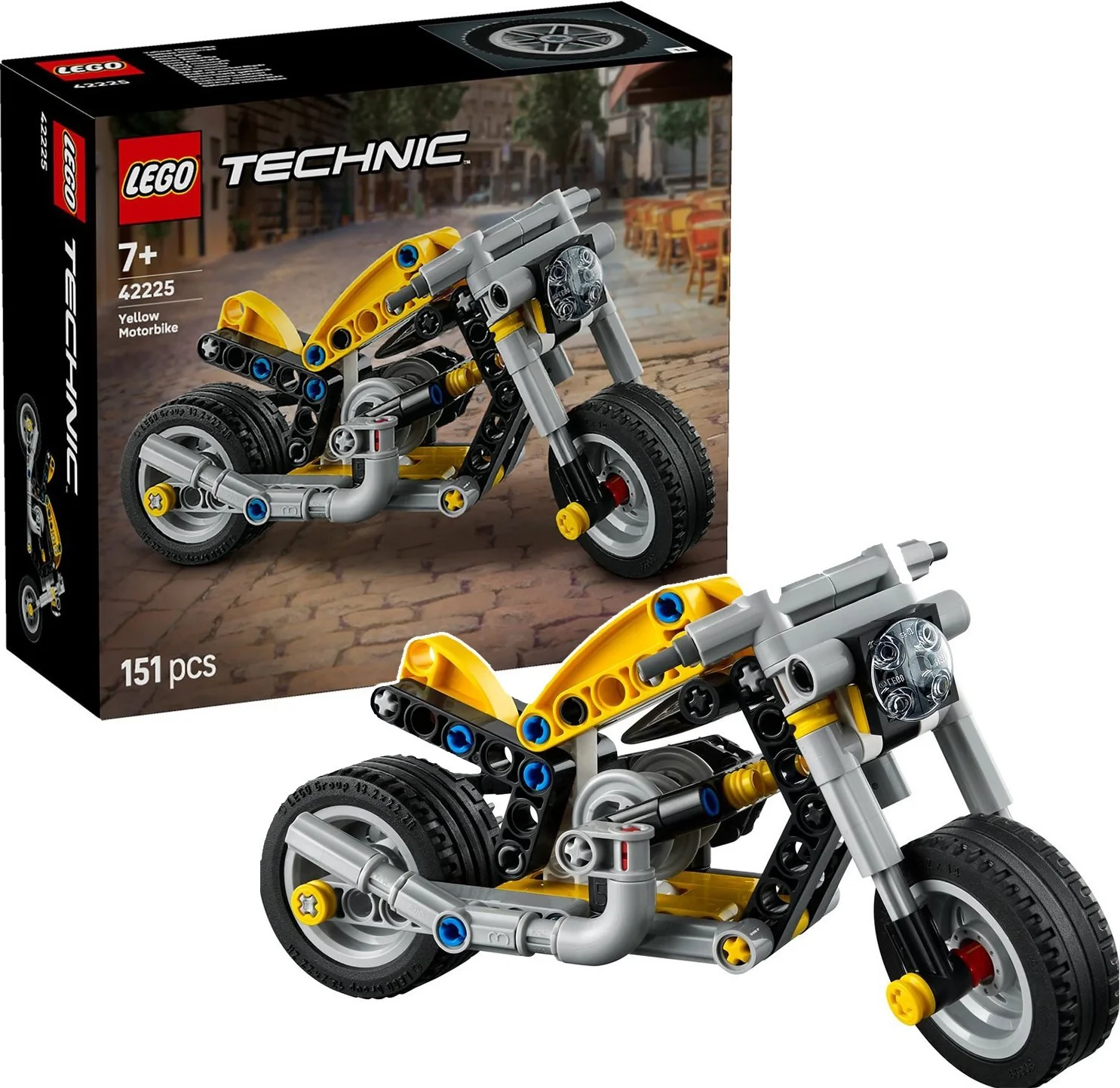 Yellow Motorcycle - Thumbnail 2