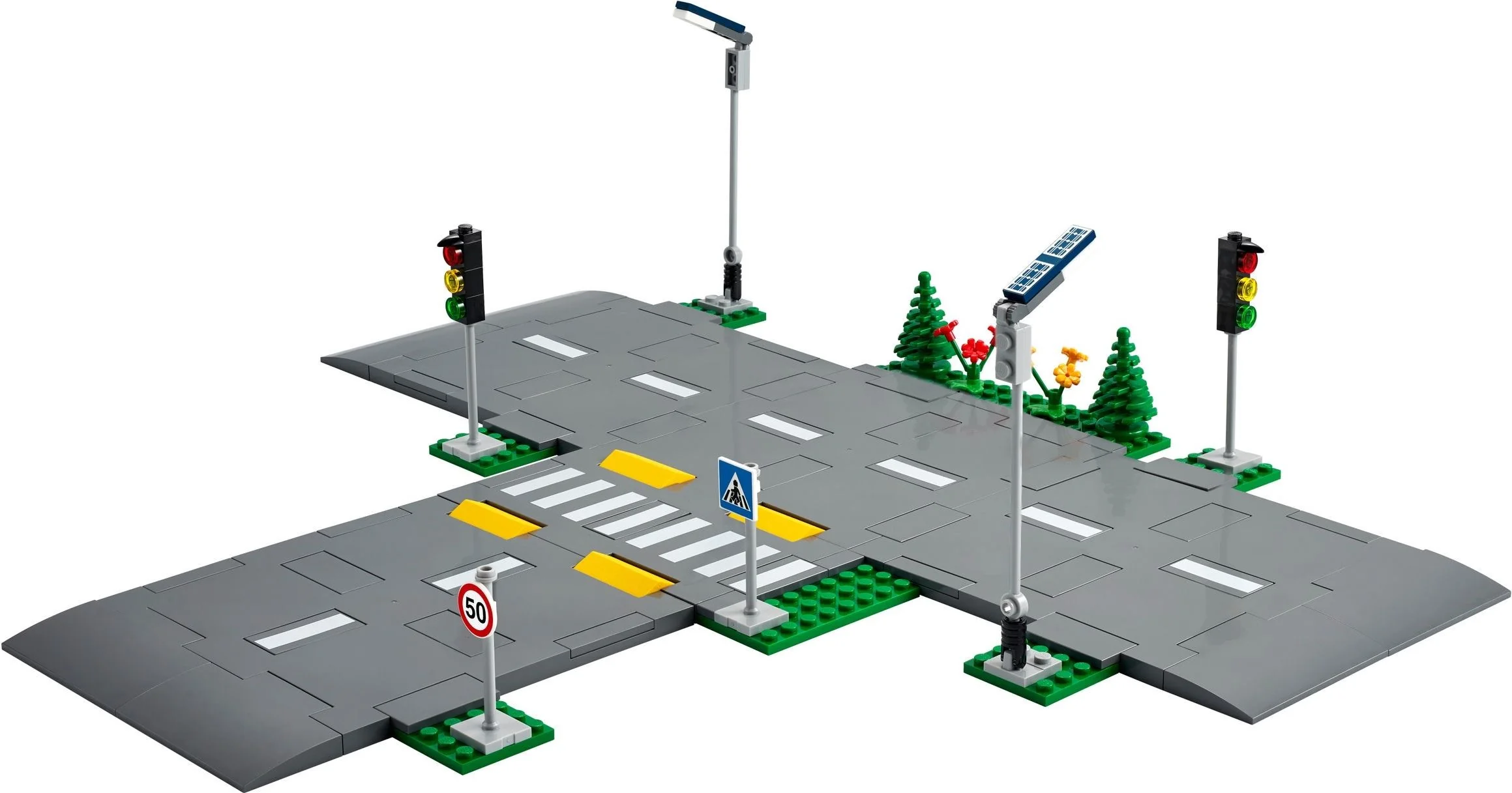 Straßenkreuzung mit Ampeln - Bild 1