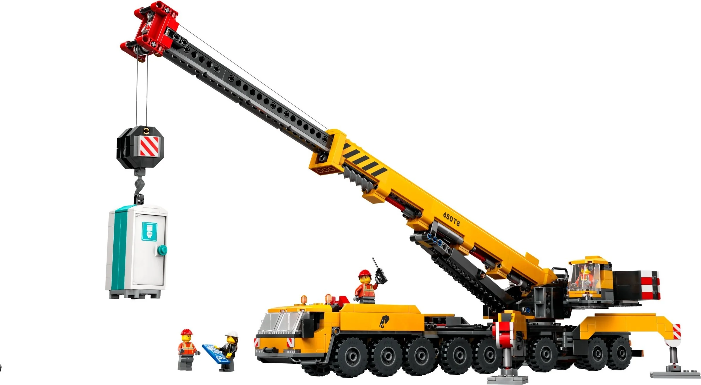 Yellow Mobile Construction Crane - Bild 1