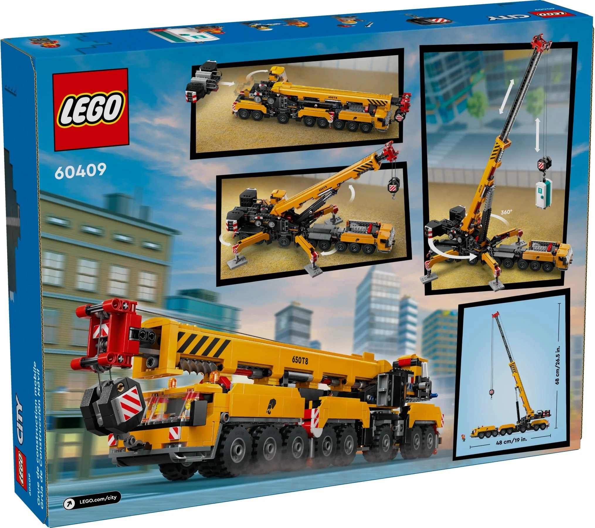 Yellow Mobile Construction Crane - Thumbnail 6