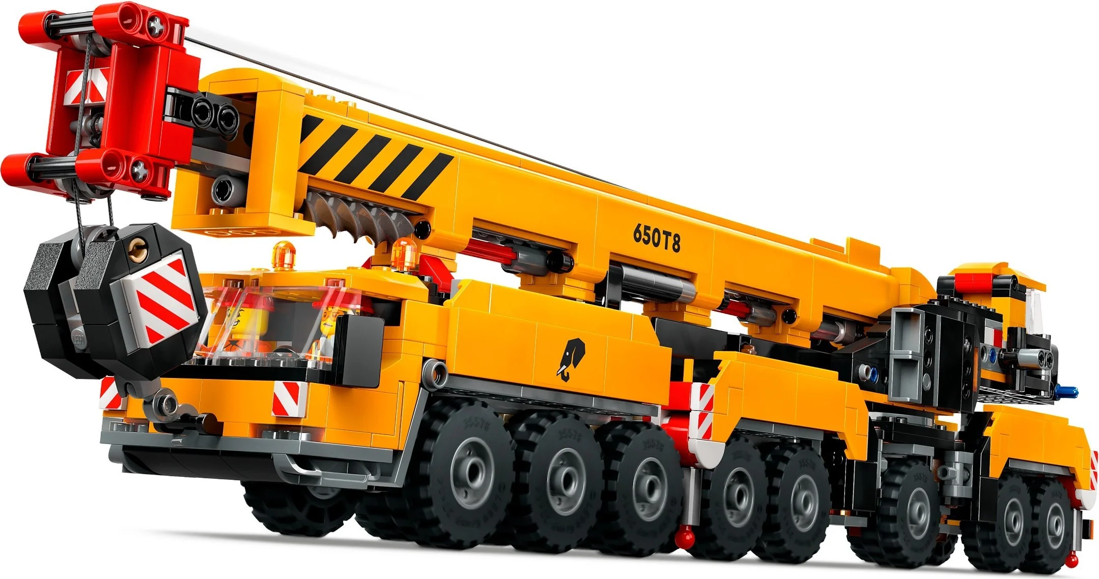 Yellow Mobile Construction Crane - Thumbnail 8