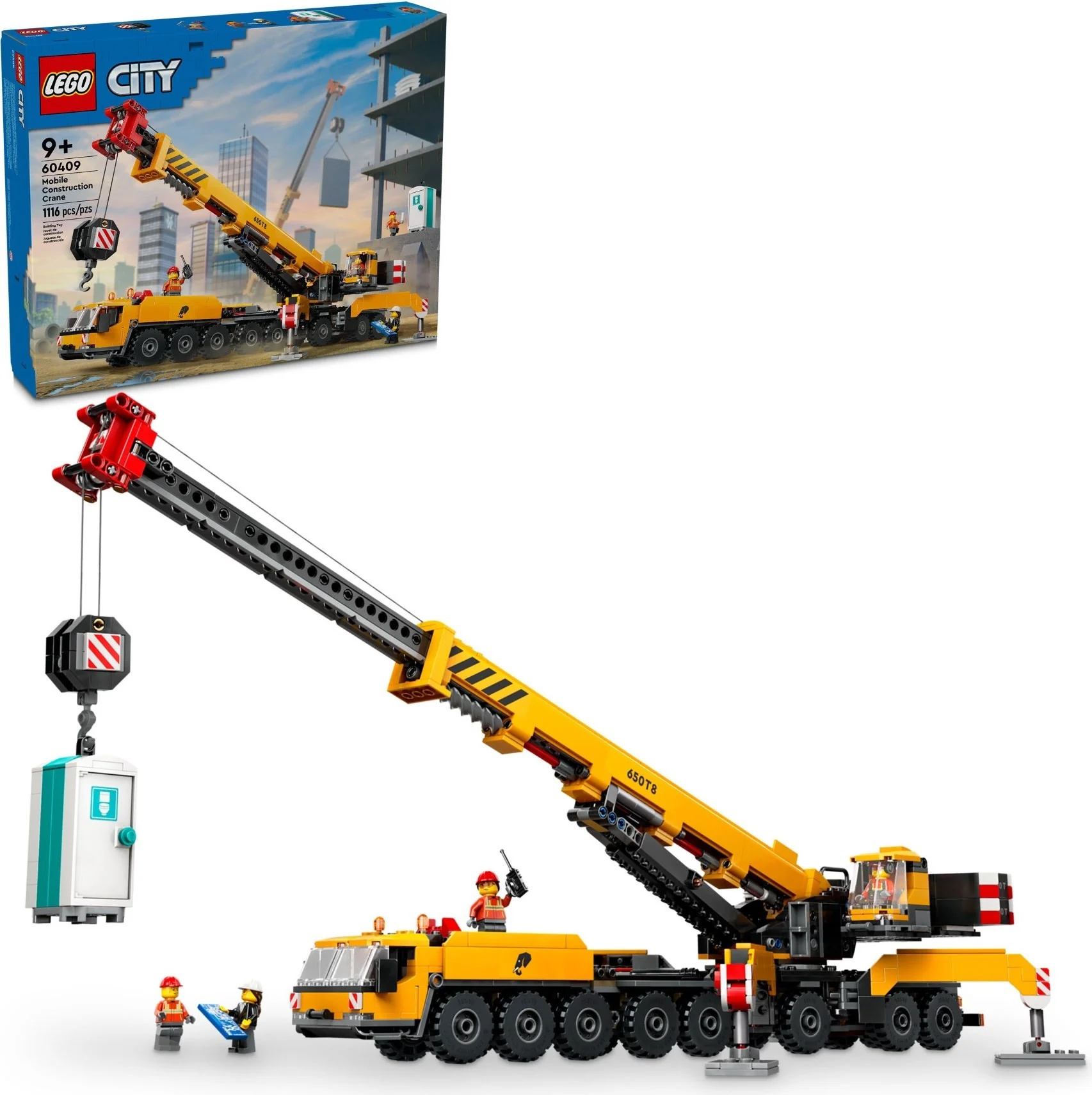 Yellow Mobile Construction Crane - Thumbnail 9