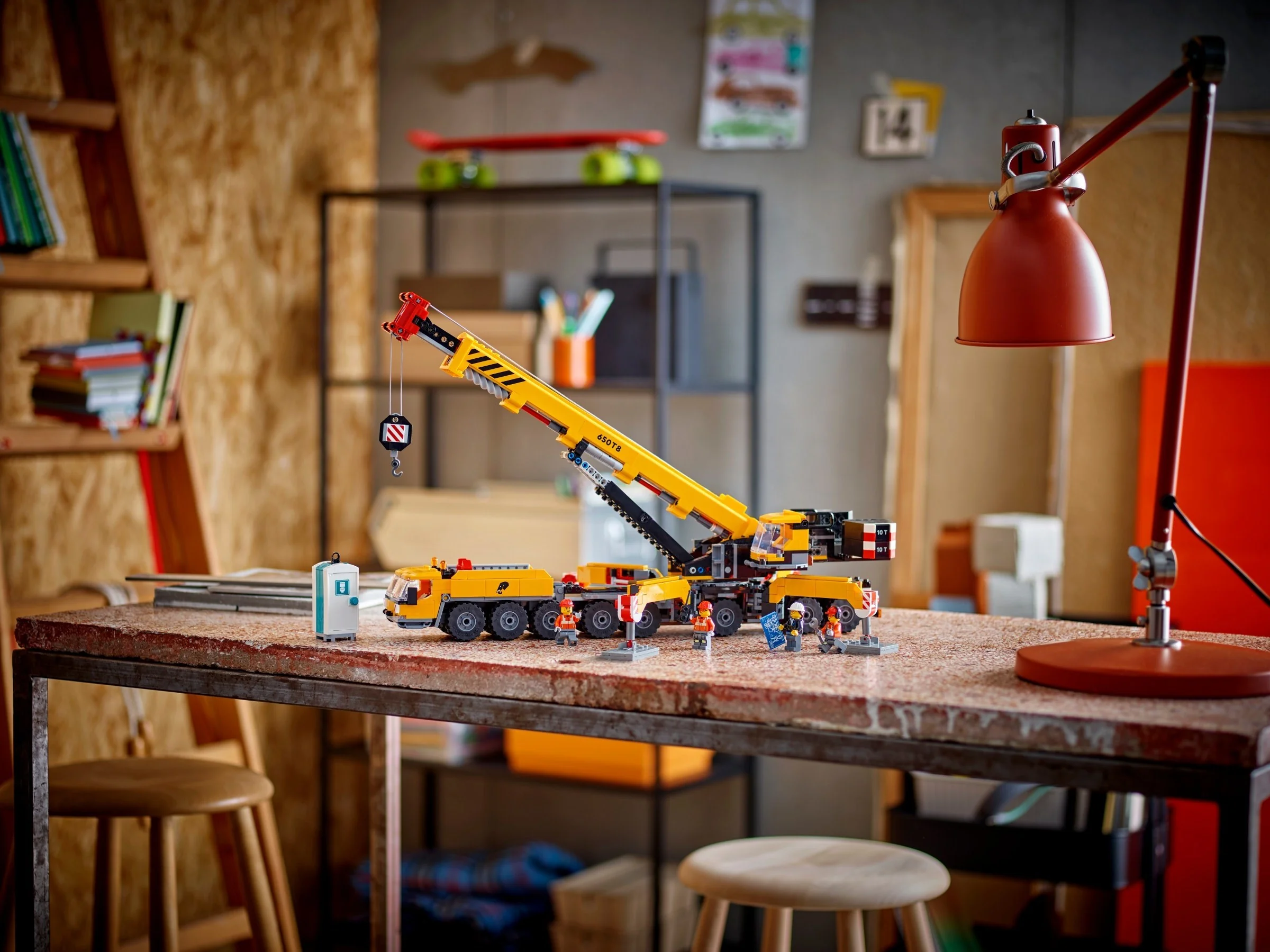Yellow Mobile Construction Crane - Thumbnail 11