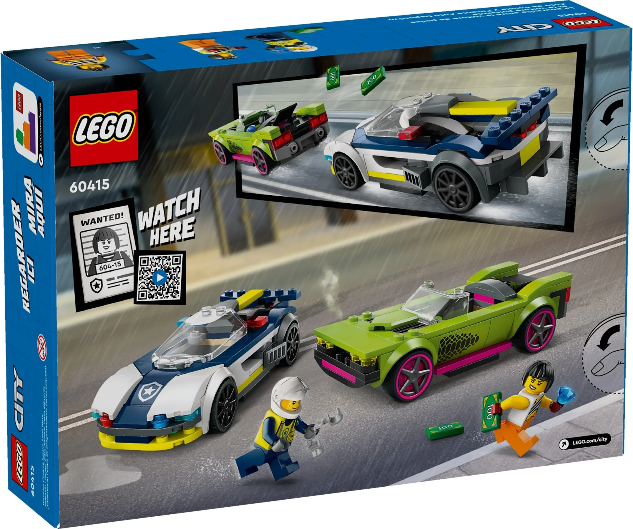 Verfolgungsjagd mit Polizeiauto und Muscle Car - Thumbnail 3