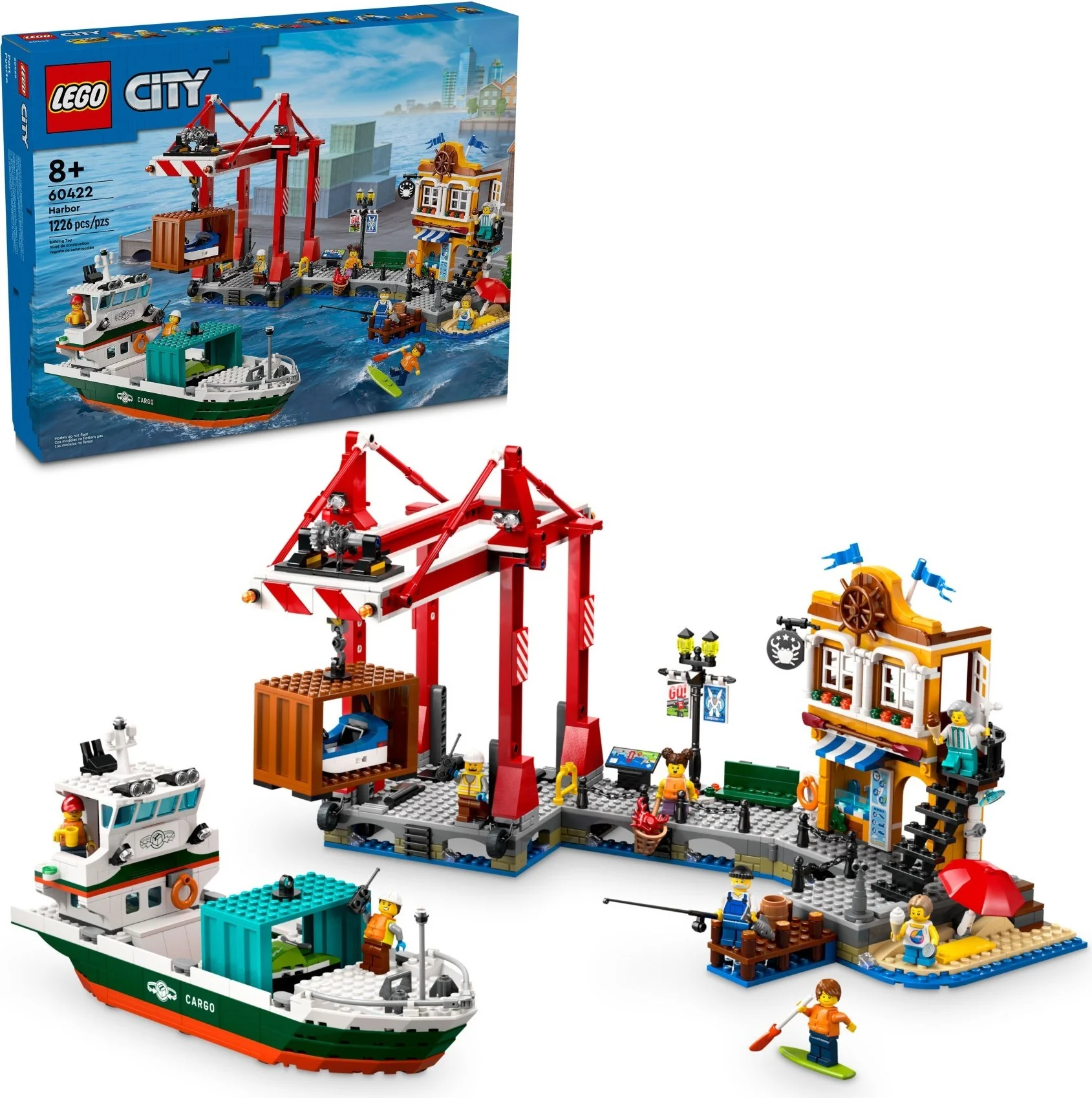 Hafen mit Frachtschiff - Thumbnail 10