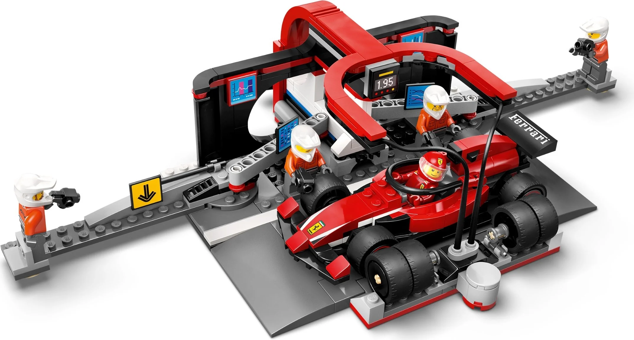 F1® Boxenstopp mit Boxencrew und Ferrari Flitzer - Thumbnail 2