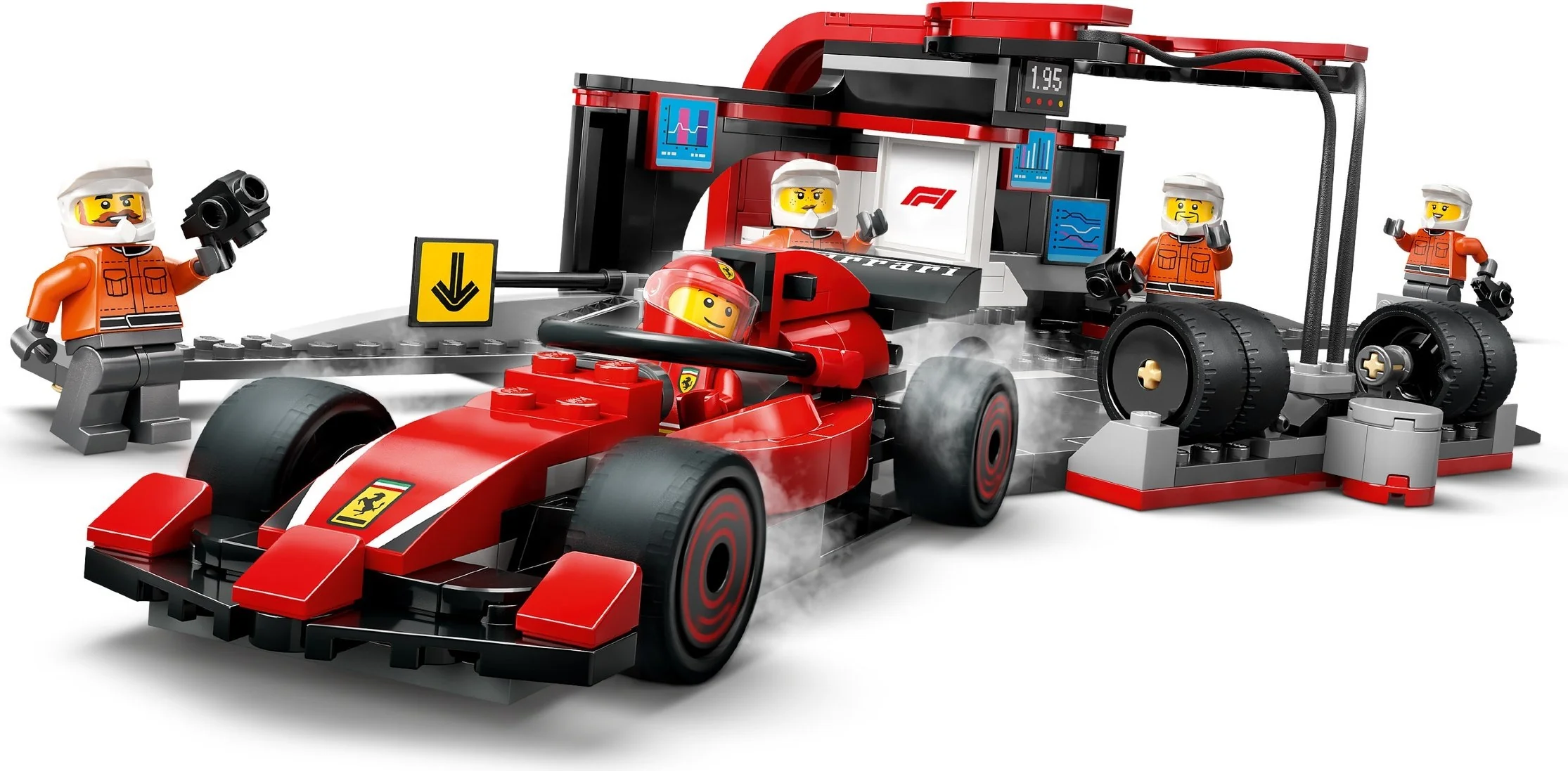 F1® Boxenstopp mit Boxencrew und Ferrari Flitzer - Thumbnail 7