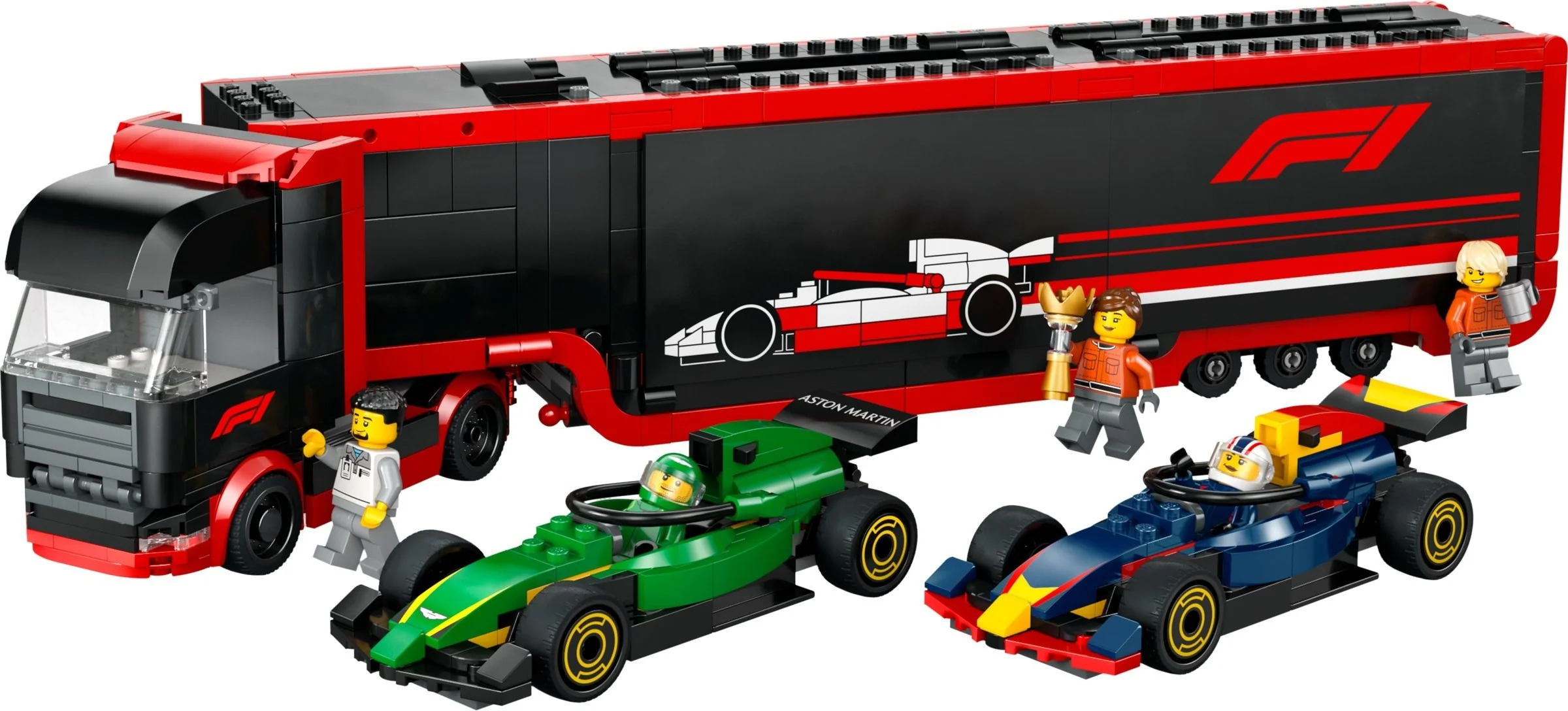 F1 Truck With Rb20 Amr24 F1 Cars - Bild 1