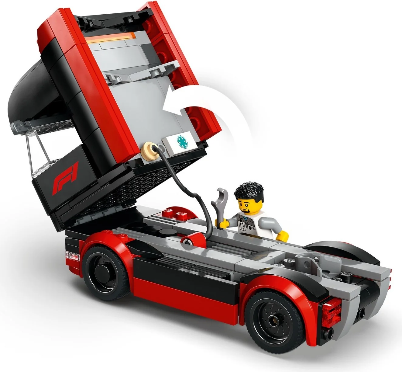 F1 Truck With Rb20 Amr24 F1 Cars - Thumbnail 4