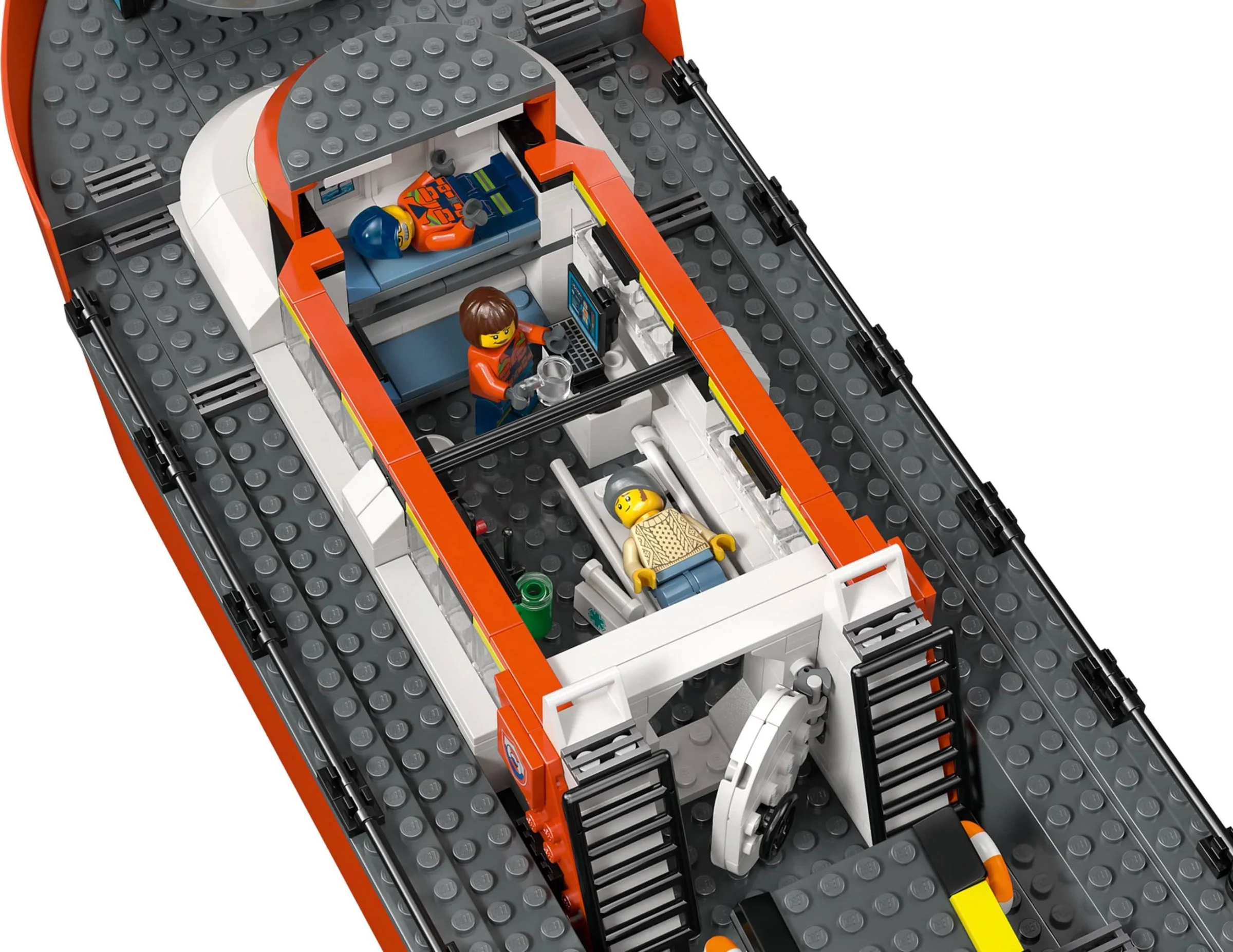 Rettungsboot der Küstenwache mit Hubschrauber - Thumbnail 10