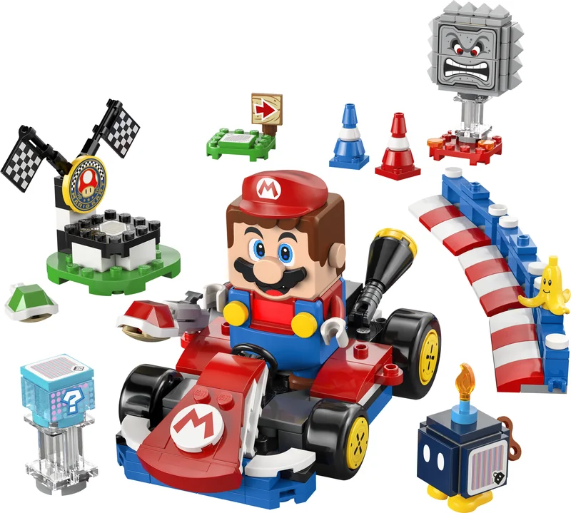 Mario Kart™ – Interaktiver LEGO® Mario™ & Standard-Kart
