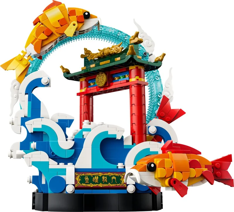 Prosperity Carp Leaping - Bild 1
