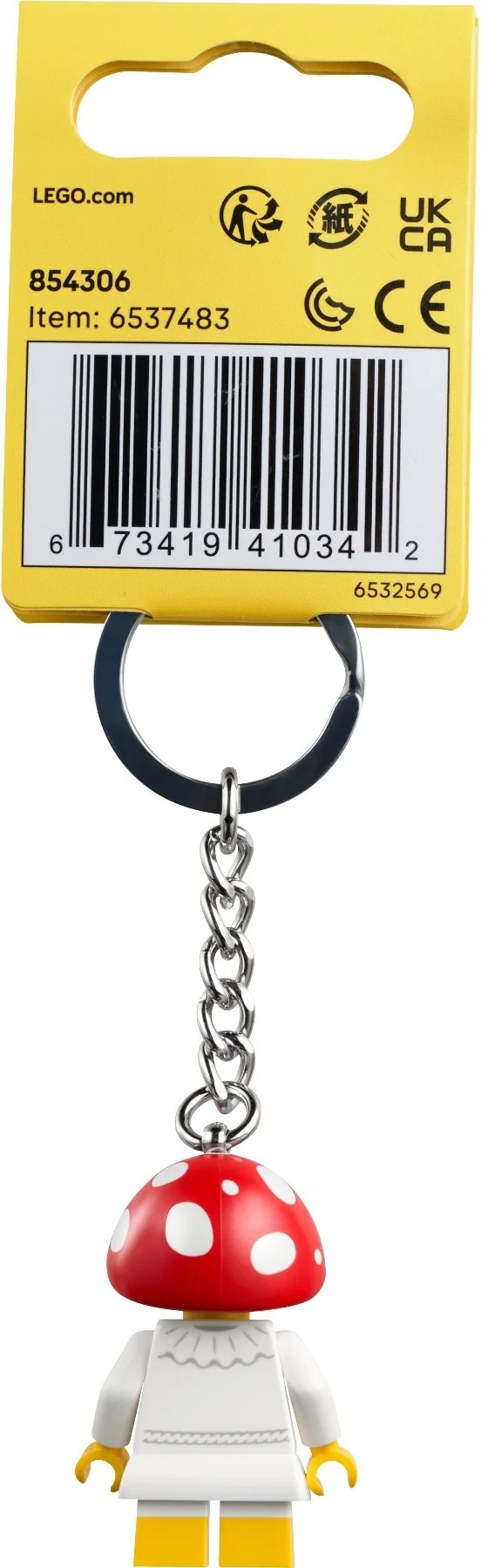 Fliegenpilzmädchen Schlüsselanhänger - Thumbnail 2