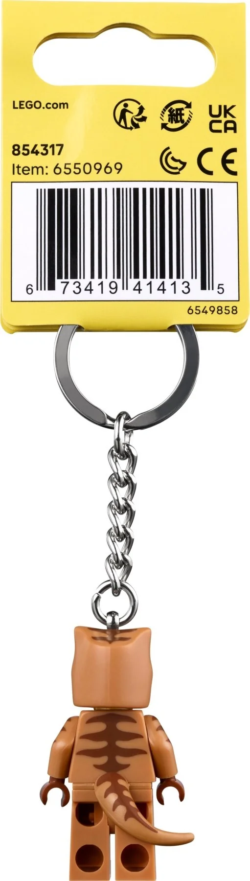 Mann im T.Rex-Kostüm Schlüsselanhänger - Thumbnail 2